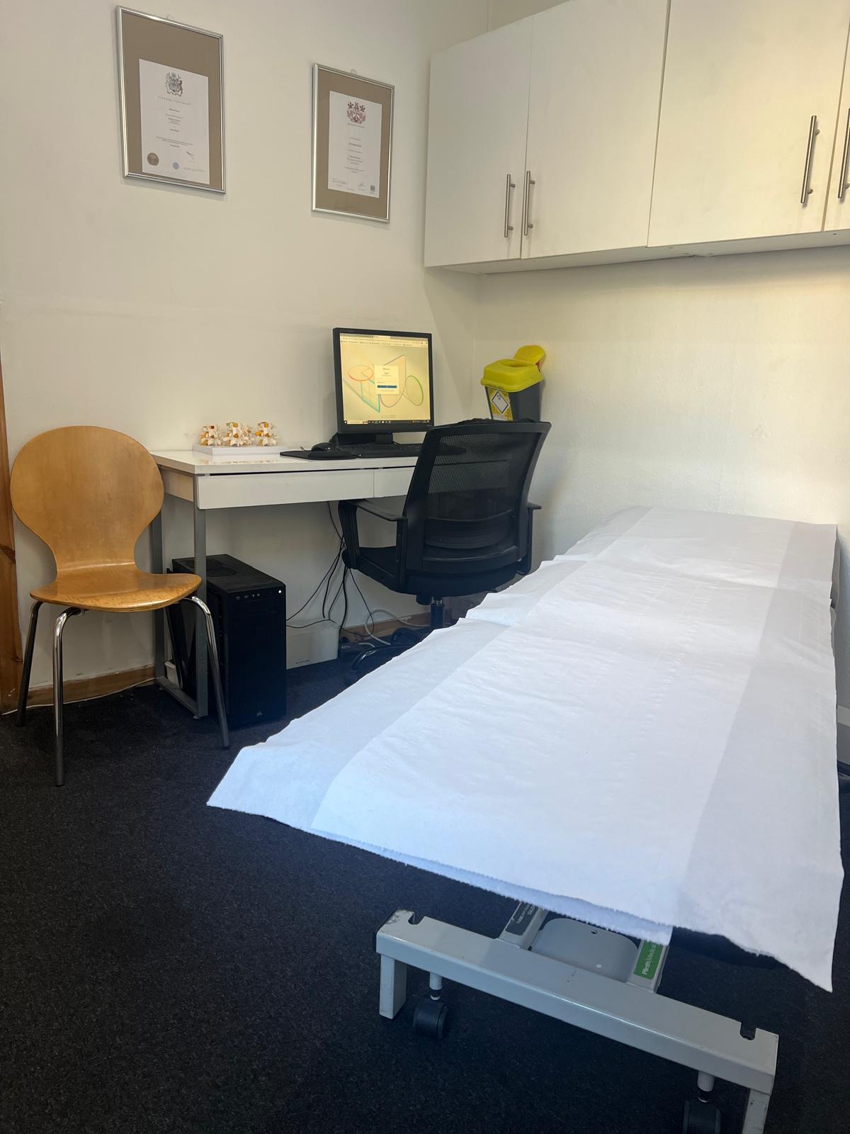 Acupuncture Treatment Room at London Health and Wellbeing